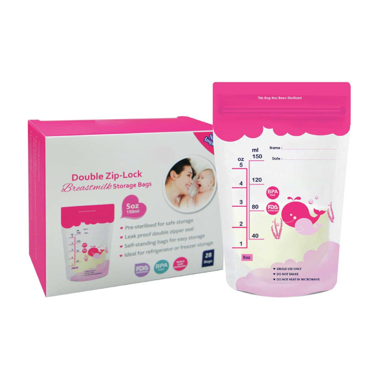 Chouqin breast milk storage bags(box packing)-Quality and Safety assurance 